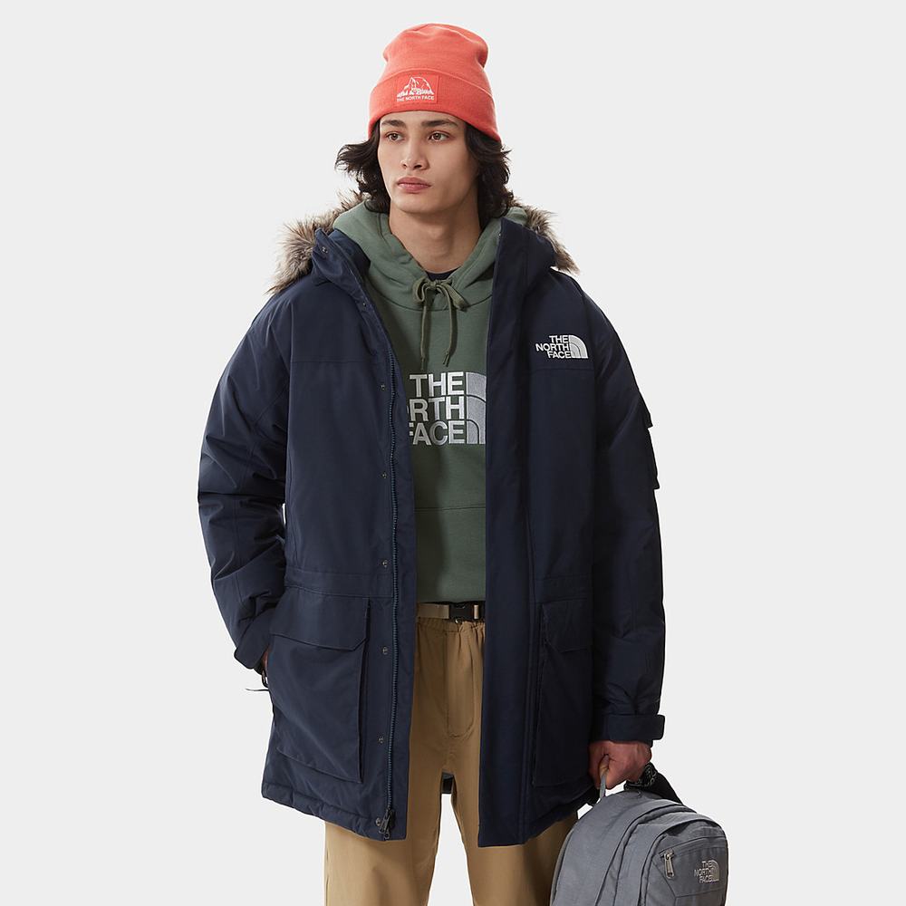 Bundy Parka The North Face Mcmurdo Jacket Panske Námornícka Modrá | ZIJ-368504