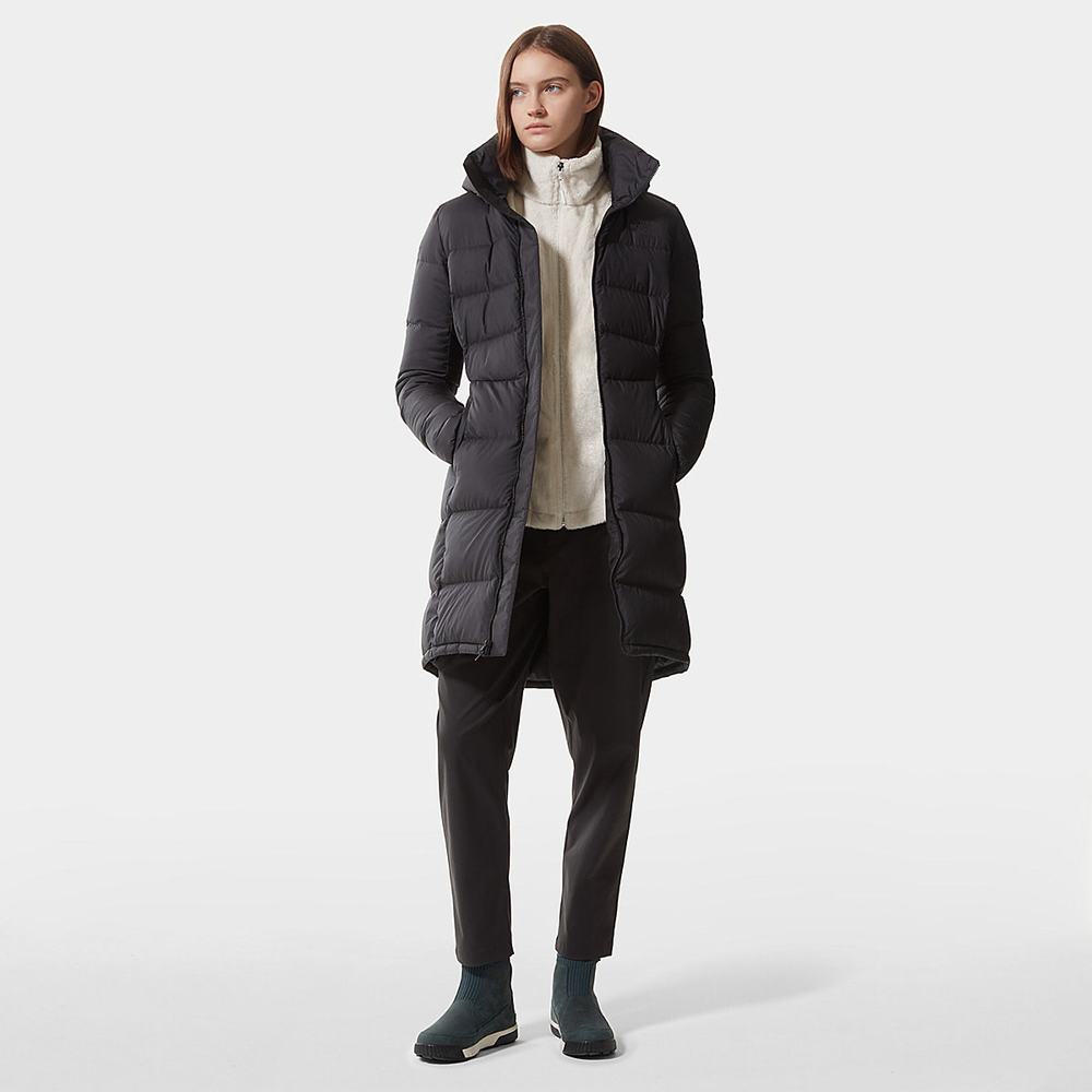 Bundy Parka The North Face Metropolis Damske Čierne | IKQ-963185