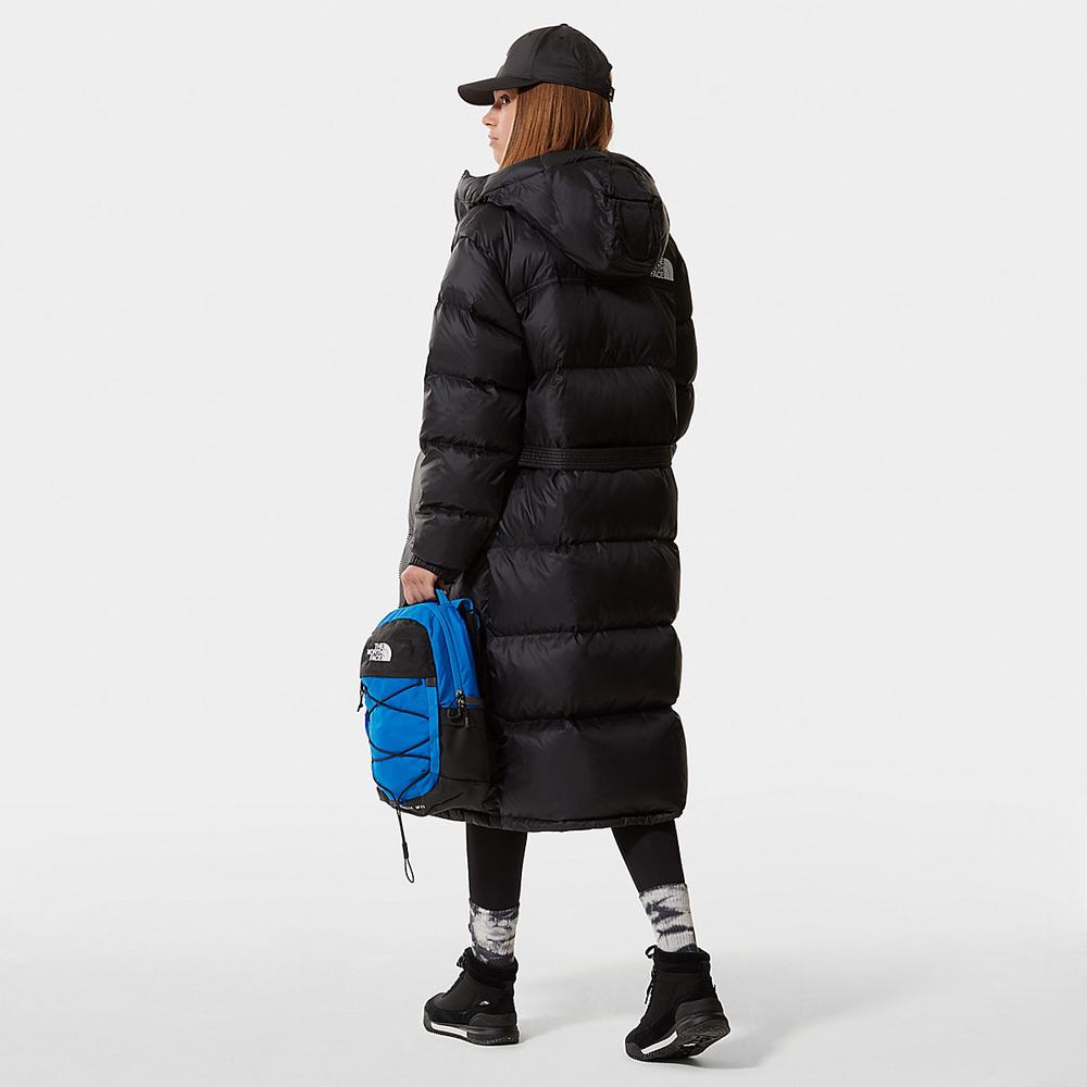 Bundy Parka The North Face Nuptse Belted Long Damske Čierne | RWO-258107