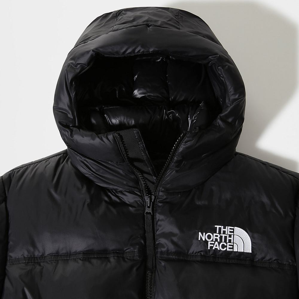 Bundy Parka The North Face Nuptse Belted Long Damske Čierne | RWO-258107