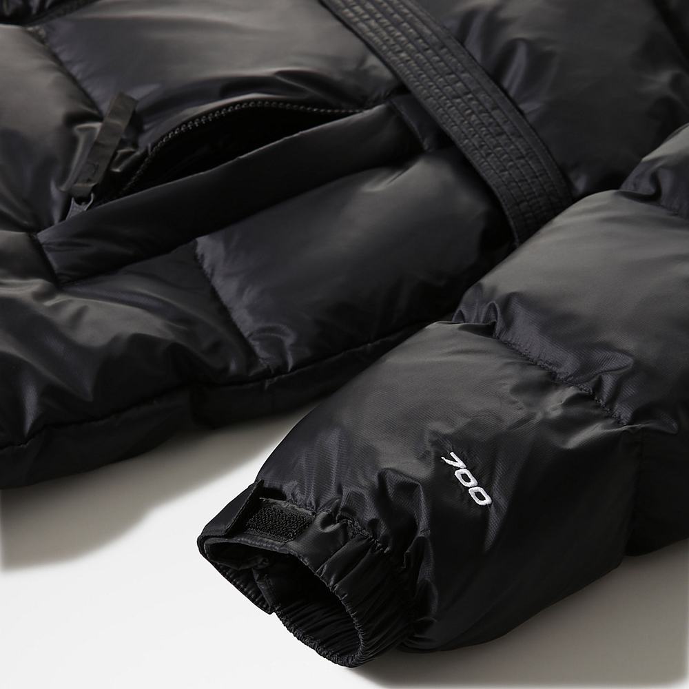 Bundy Parka The North Face Nuptse Belted Long Damske Čierne | RWO-258107