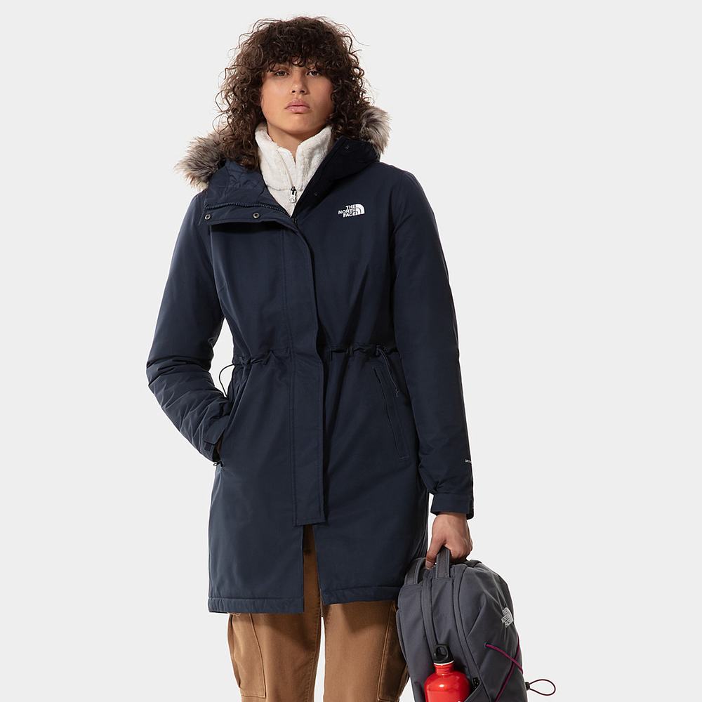 Bundy Parka The North Face Zaneck Damske Námornícka Modrá | ABY-580632
