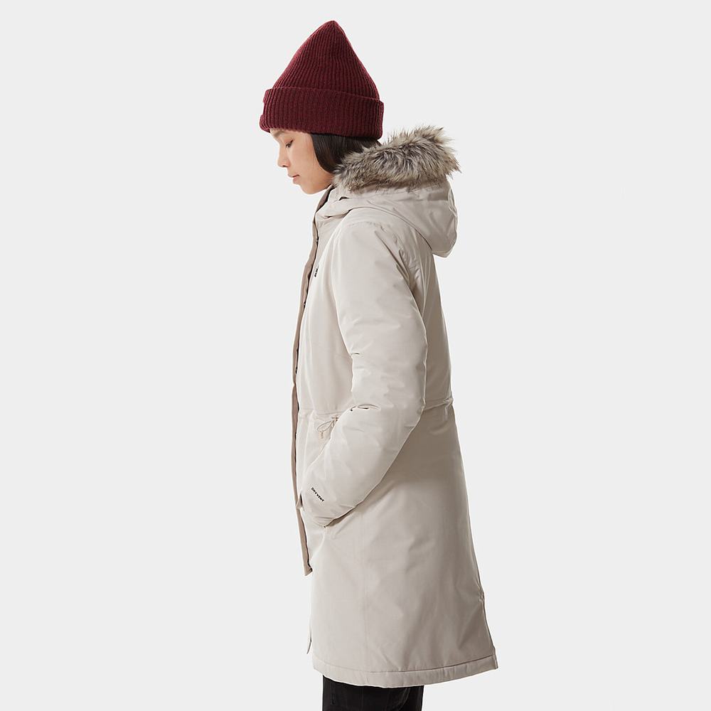 Bundy Parka The North Face Zaneck Damske Strieborne Siva | LAB-357194