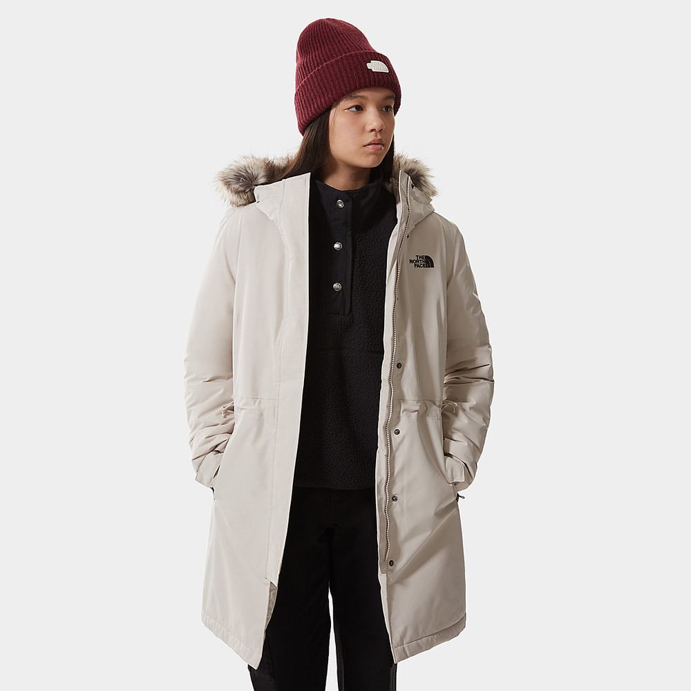 Bundy Parka The North Face Zaneck Damske Strieborne Siva | LAB-357194
