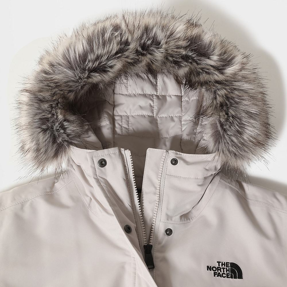 Bundy Parka The North Face Zaneck Damske Strieborne Siva | LAB-357194