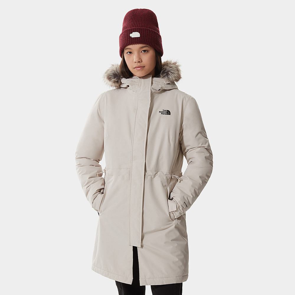 Bundy Parka The North Face Zaneck Damske Strieborne Siva | LAB-357194