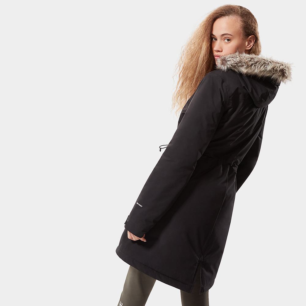 Bundy Parka The North Face Zaneck Damske Čierne | LQF-924037