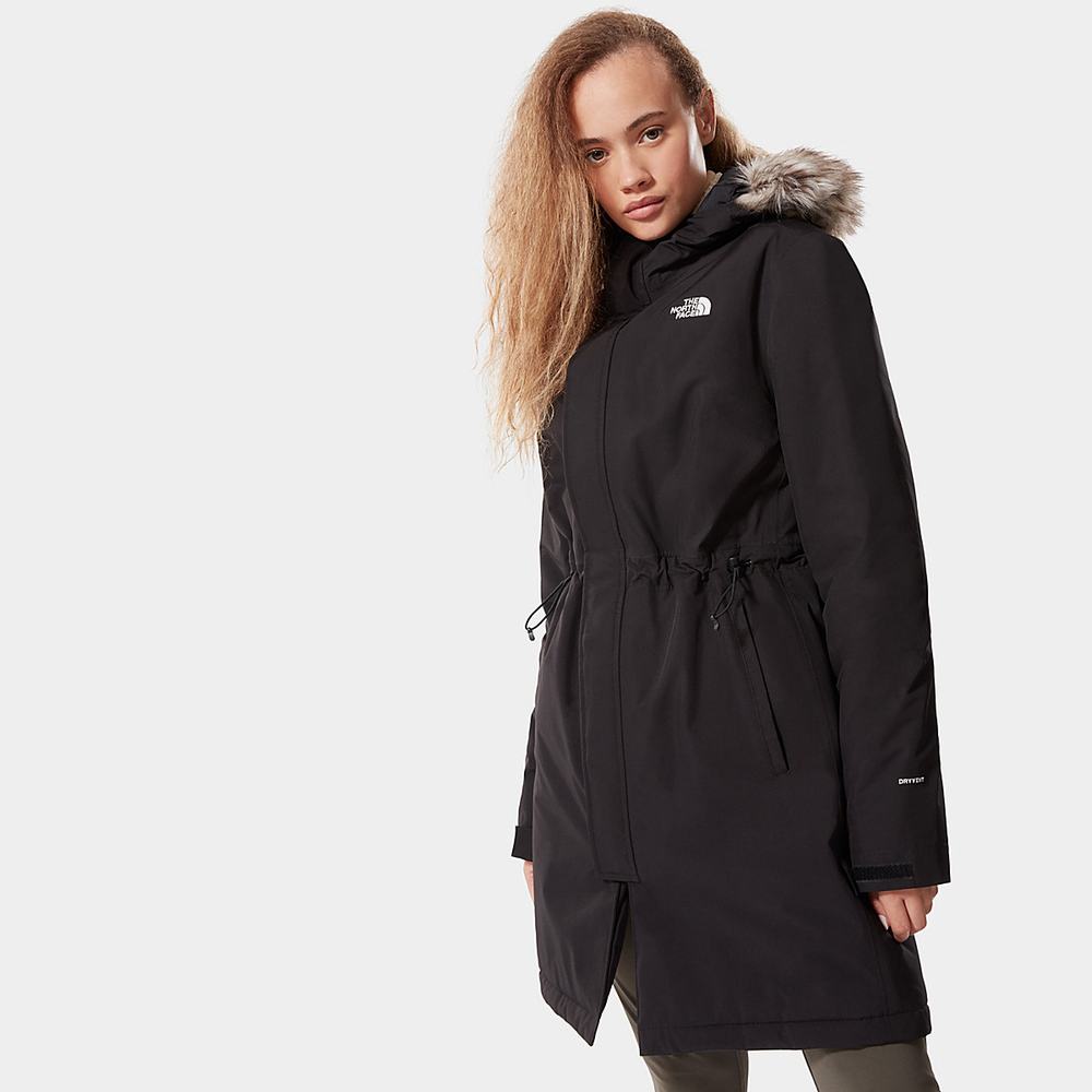Bundy Parka The North Face Zaneck Damske Čierne | LQF-924037