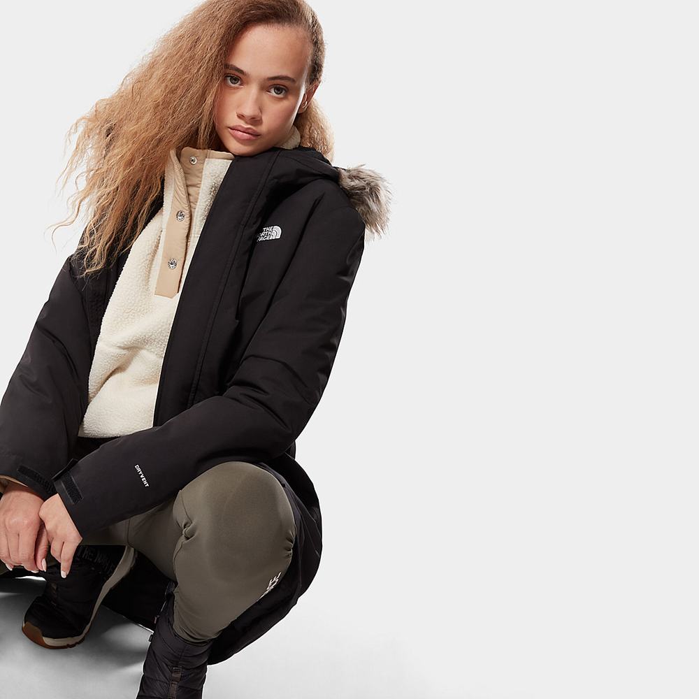 Bundy Parka The North Face Zaneck Damske Čierne | LQF-924037