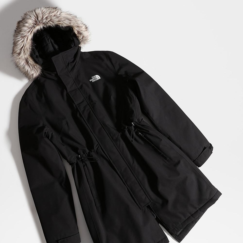 Bundy Parka The North Face Zaneck Damske Čierne | LQF-924037