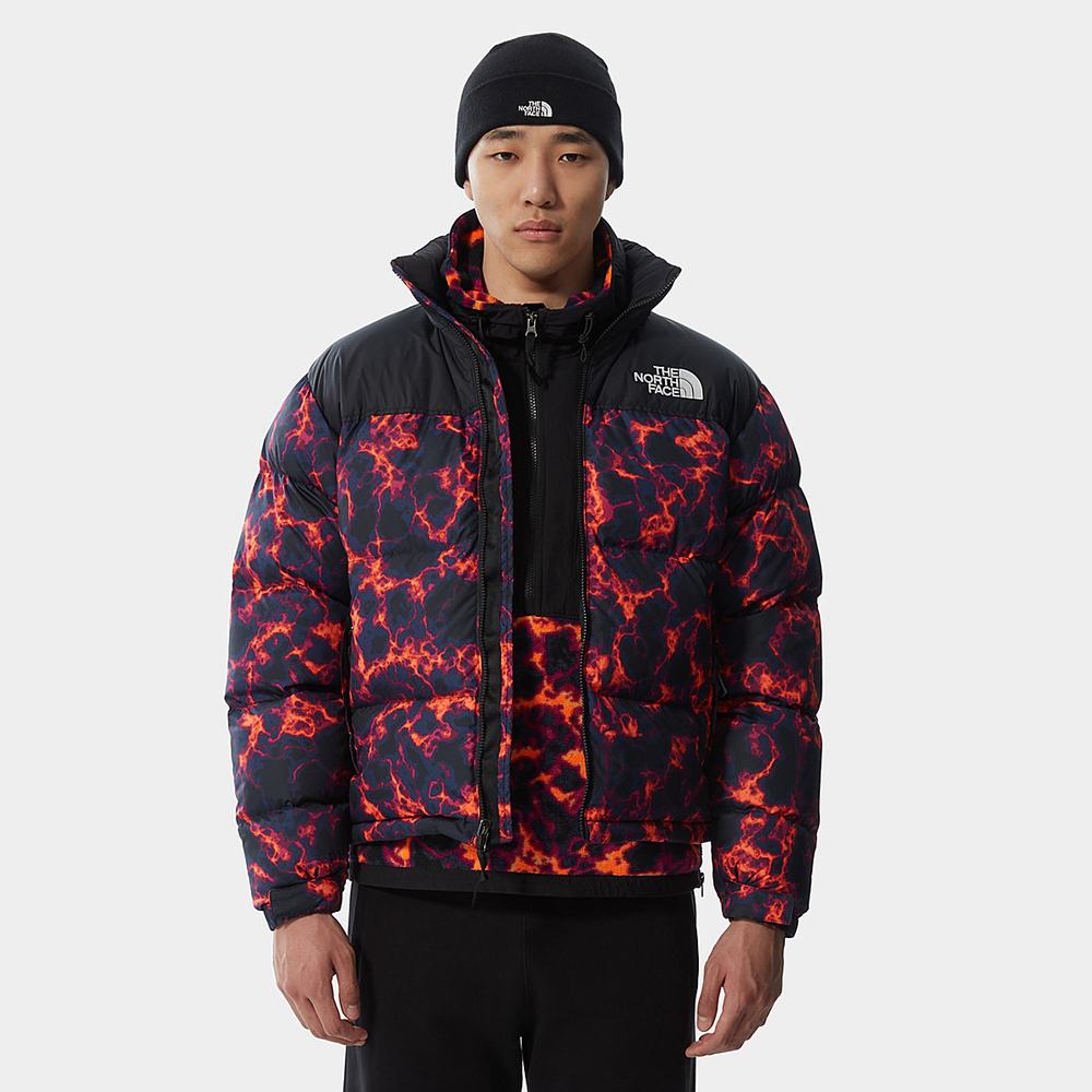 Bundy The North Face 1996 PRINTED RETRO NUPTSE Panske Čierne Maskacove | OUV-694032