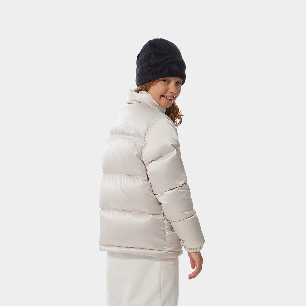 Bundy The North Face 1996 PRINTED RETRO NUPTSE Chlapcenske Svetlo Metal Biele | TCE-607839