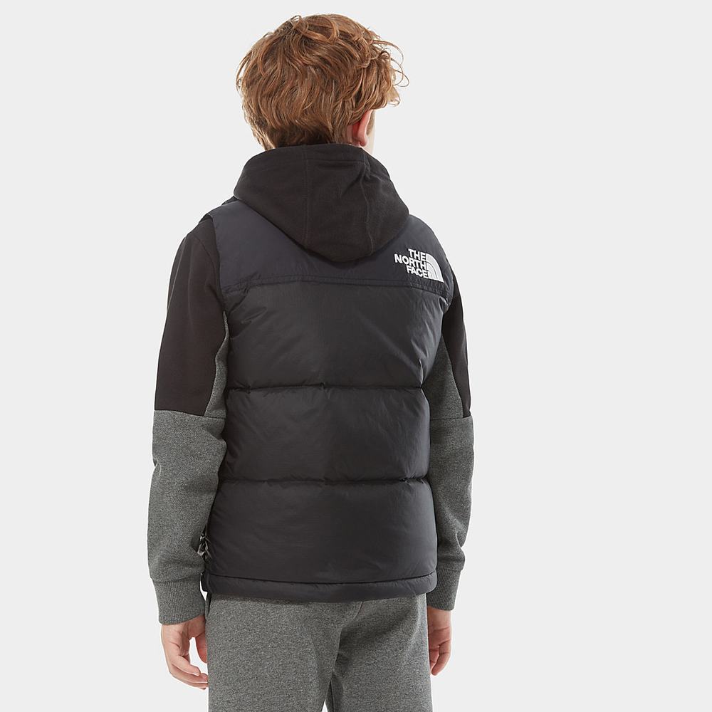 Bundy The North Face 1996 Retro Nuptse Down Vest Dievcenske Čierne | ADL-740862