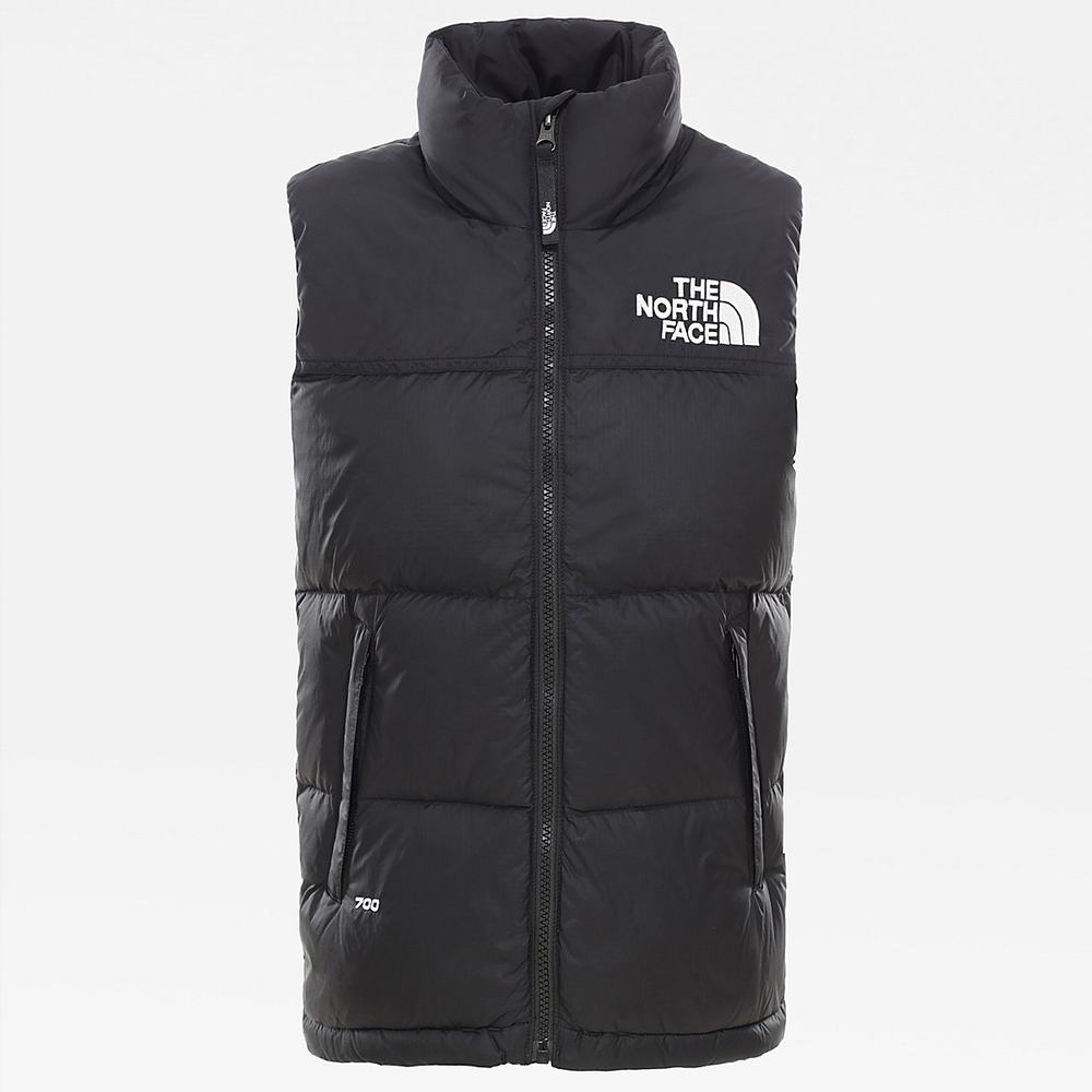 Bundy The North Face 1996 Retro Nuptse Down Vest Dievcenske Čierne | ADL-740862