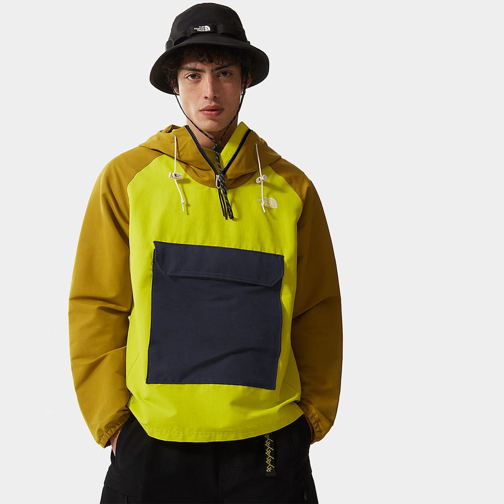 Bundy The North Face CLASS V FANORAK Panske Zelene Námornícka Modrá | JTE-483721