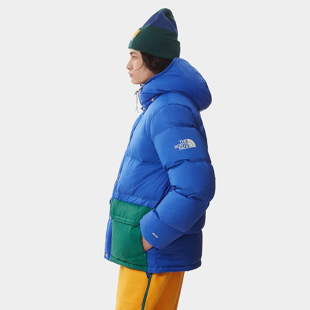 Bundy The North Face COLOUR BLOCK SIERRA DOWN Panske Modre Zelene | AIE-196742