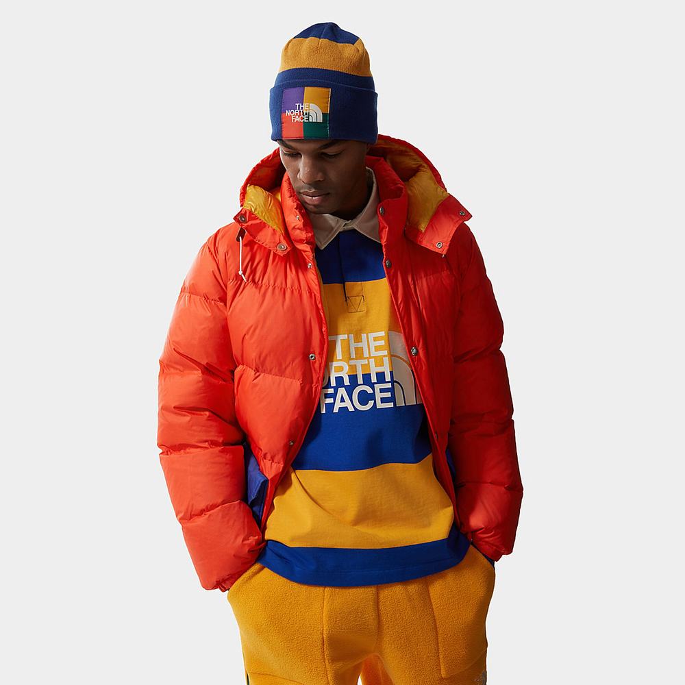Bundy The North Face COLOUR BLOCK SIERRA DOWN Panske Modre Zlate | HML-501762