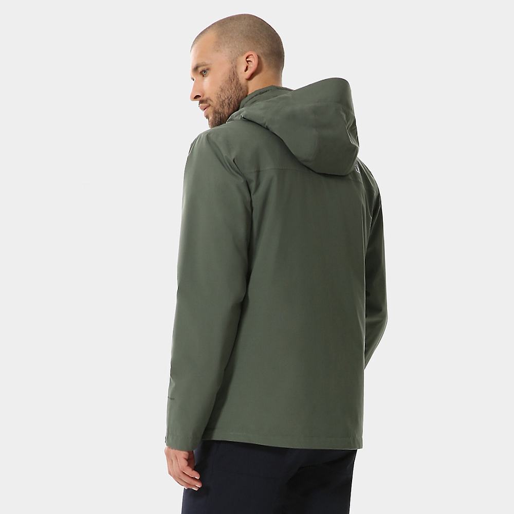 Bundy The North Face Carto Triclimate Panske Olivovo Zelená Zelene | FTO-297586