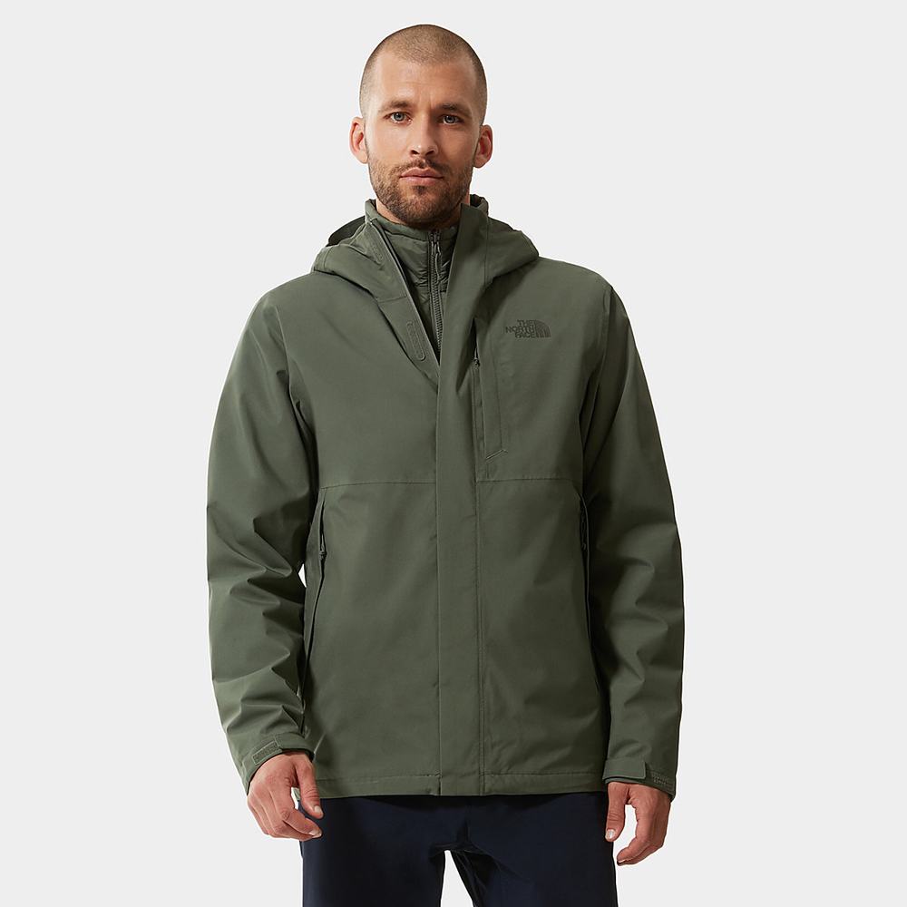 Bundy The North Face Carto Triclimate Panske Olivovo Zelená Zelene | FTO-297586