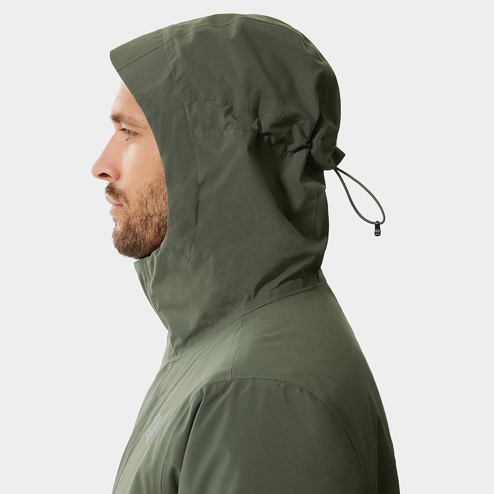 Bundy The North Face Carto Triclimate Panske Olivovo Zelená Zelene | FTO-297586