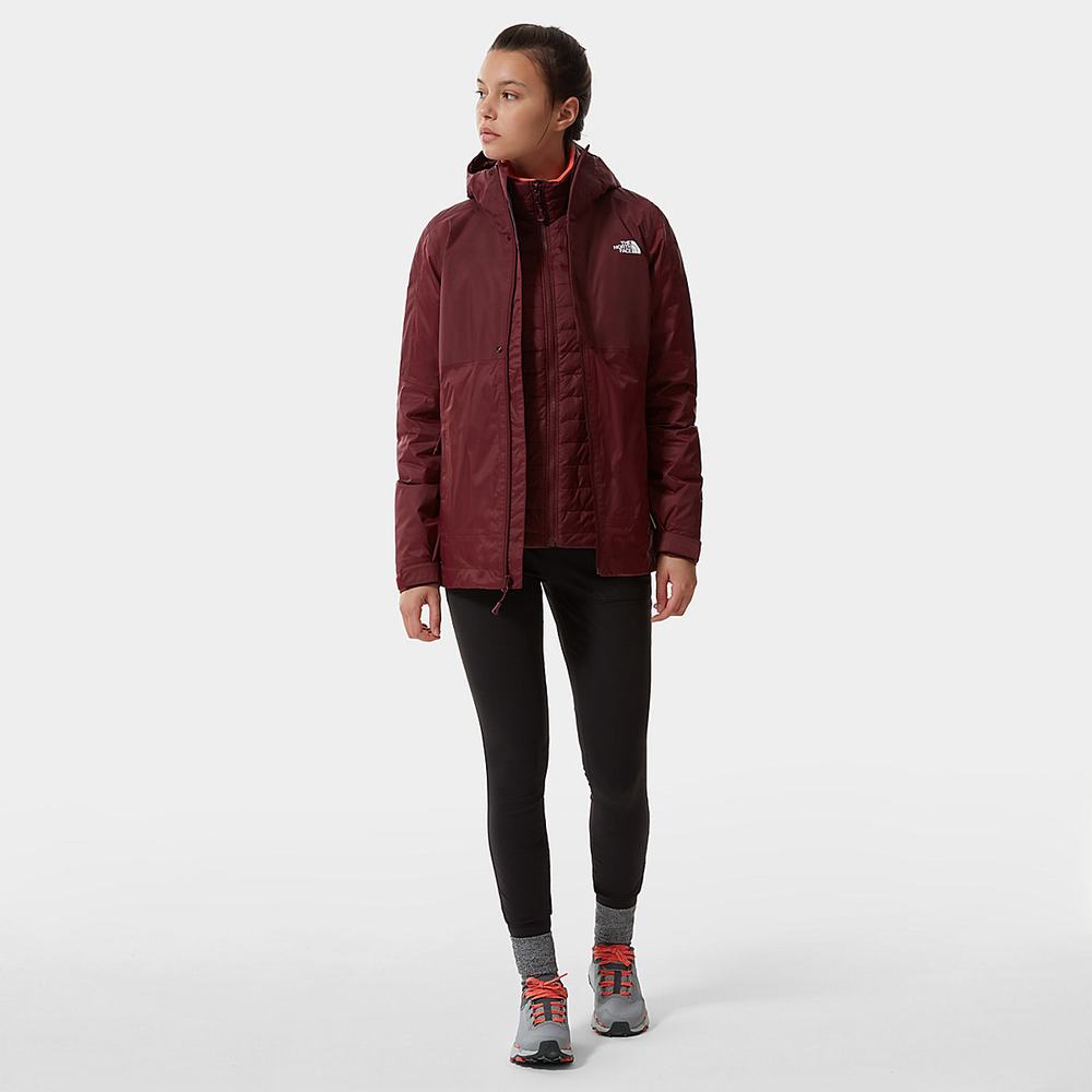 Bundy The North Face Down Insulated DryVent™ Triclimate Damske Červené | UKV-748520