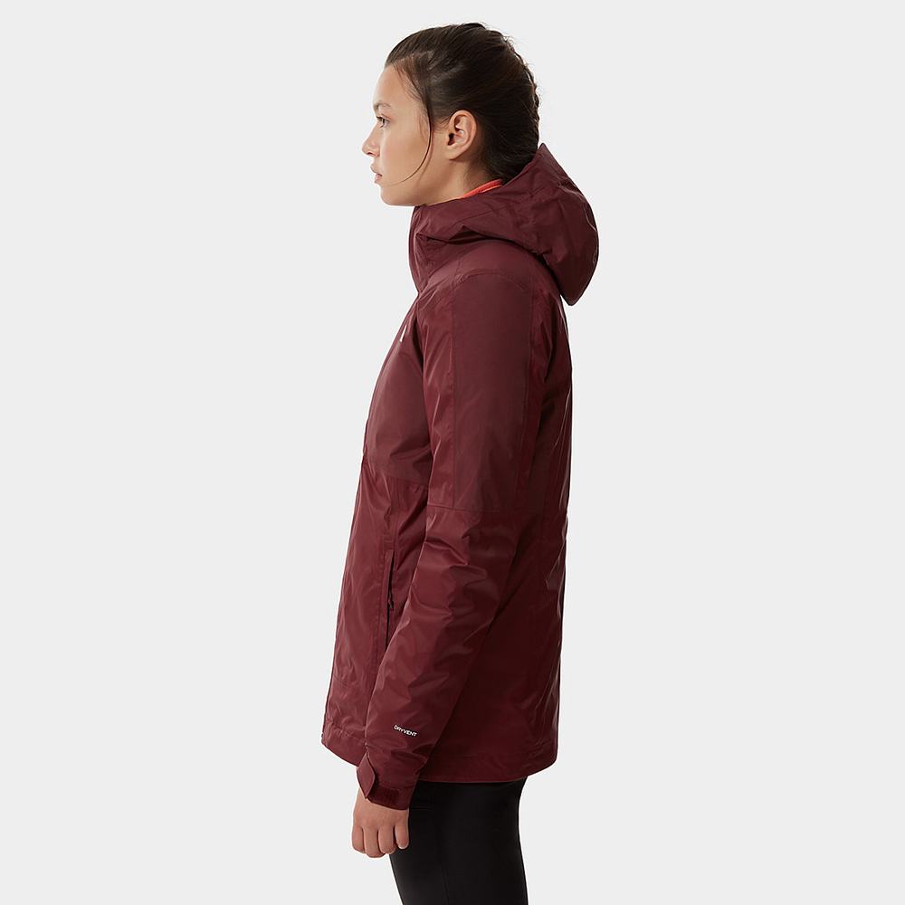 Bundy The North Face Down Insulated DryVent™ Triclimate Damske Červené | UKV-748520
