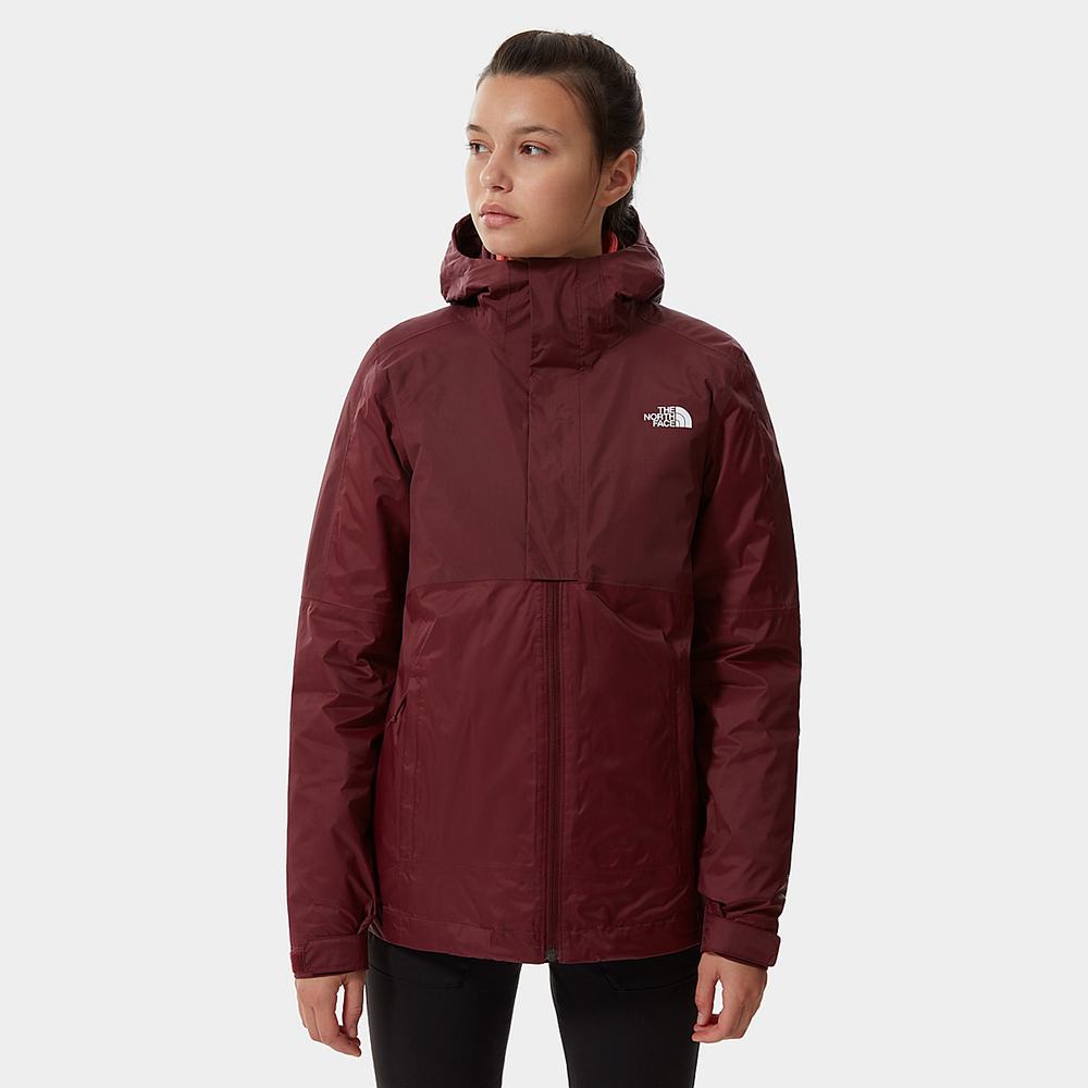 Bundy The North Face Down Insulated DryVent™ Triclimate Damske Červené | UKV-748520