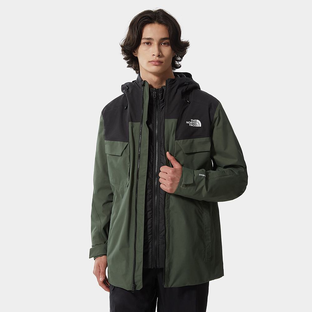 Bundy The North Face Fourbarrel Zip-In Triclimate® Panske Čierne | GCZ-930741