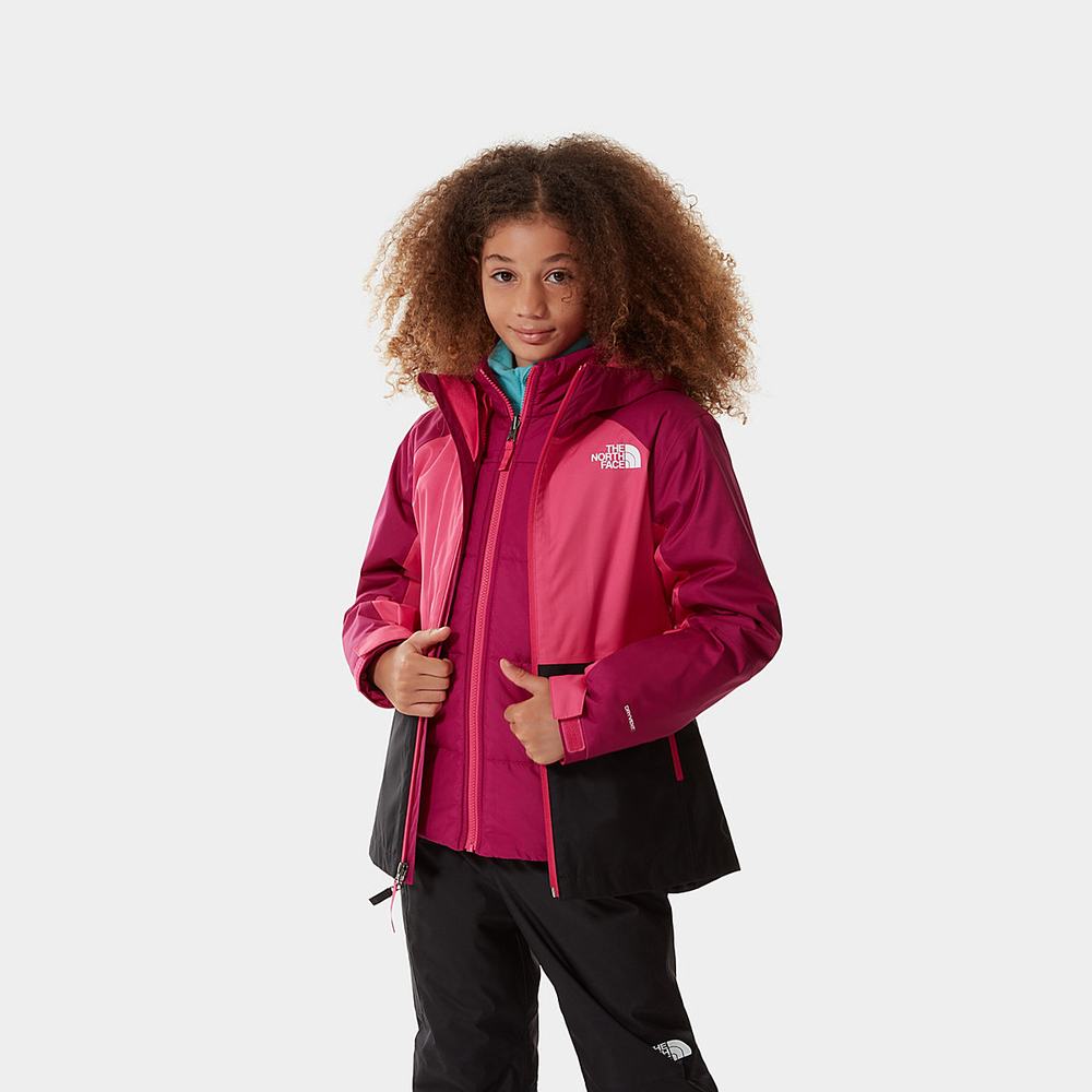 Bundy The North Face Freedom Triclimate Dievcenske Ruzove | HTD-605327