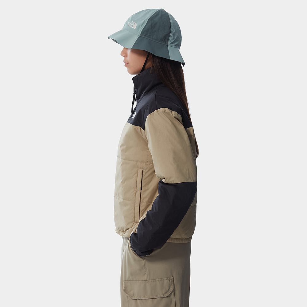 Bundy The North Face Gosei Puffer Damske Svetlo Hnede | FCG-562381