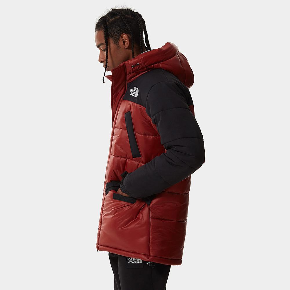 Bundy The North Face Himalayan Insulated Panske Tmavo Červené Tmavo Červené | KNZ-351064