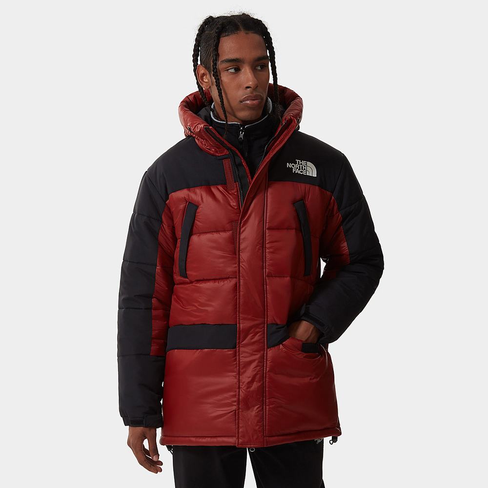 Bundy The North Face Himalayan Insulated Panske Tmavo Červené Tmavo Červené | KNZ-351064