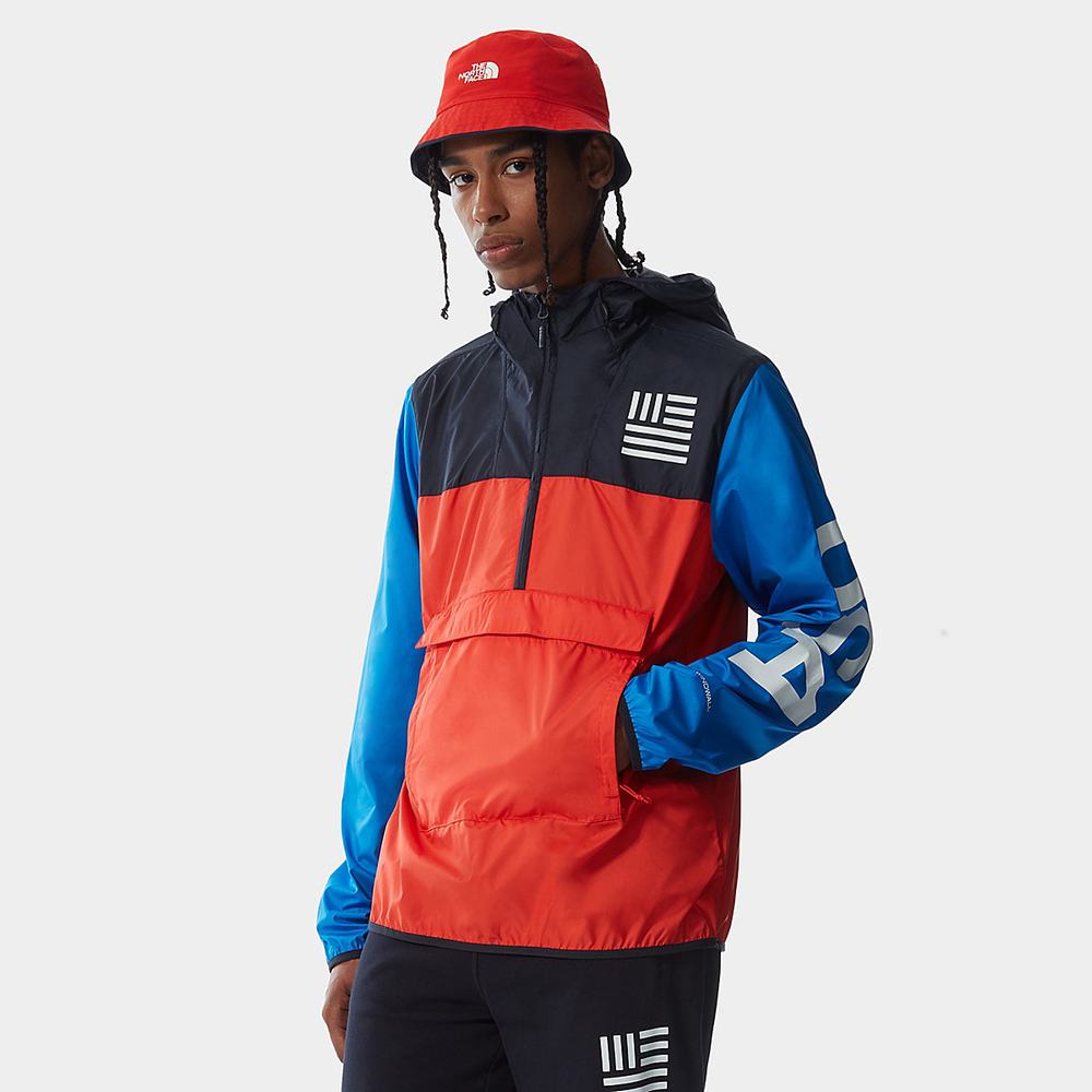 Bundy The North Face INTERNATIONAL COLLECTION FANORAK Panske Červené Modre | BPU-024785