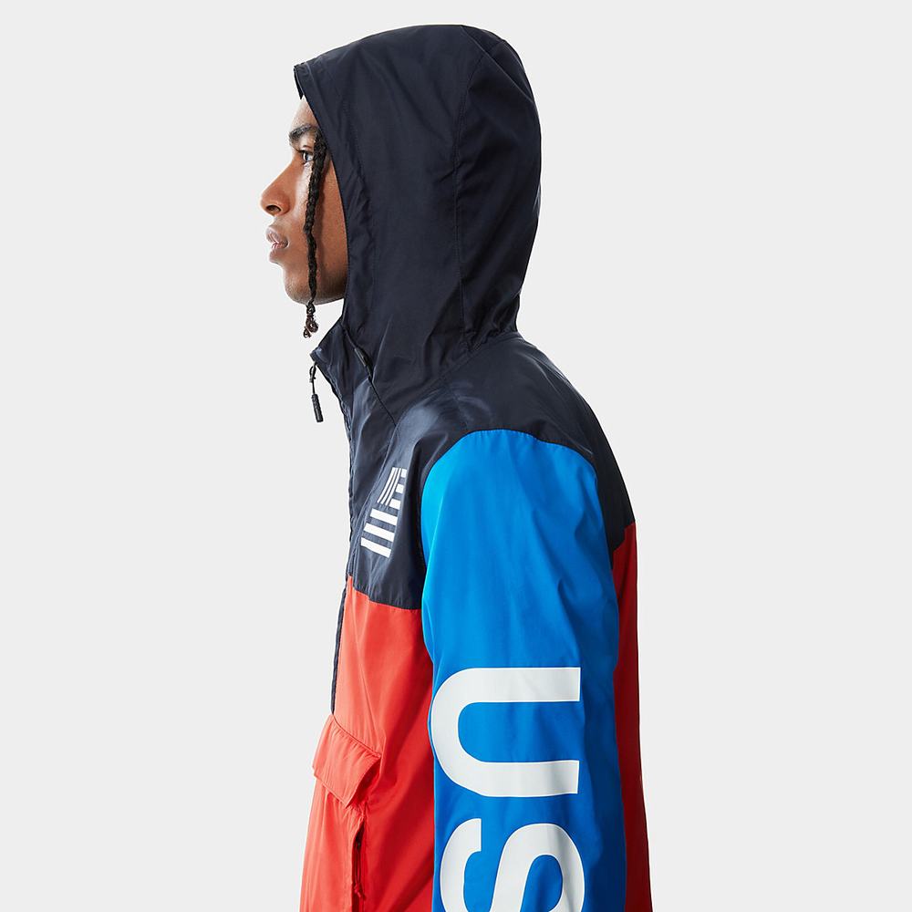 Bundy The North Face INTERNATIONAL COLLECTION FANORAK Panske Červené Modre | BPU-024785