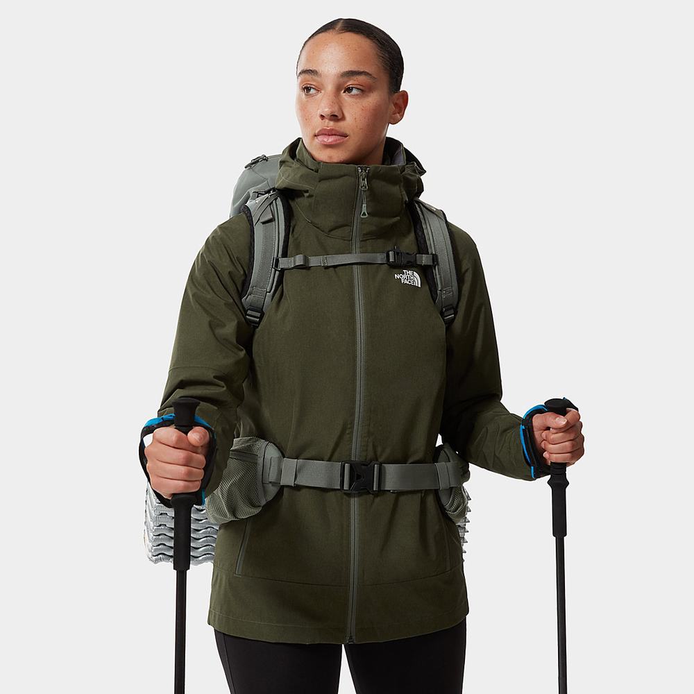 Bundy The North Face Inlux Triclimate Damske Olivovo Zelená | TXM-752384