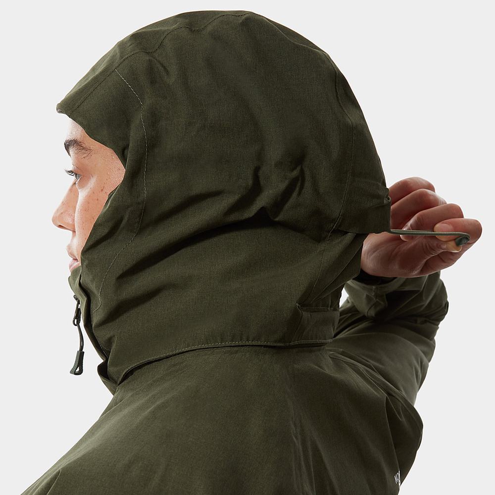 Bundy The North Face Inlux Triclimate Damske Olivovo Zelená | TXM-752384