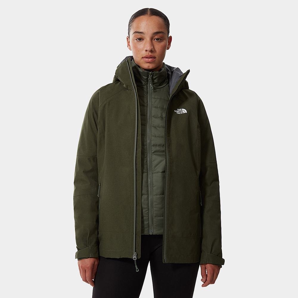 Bundy The North Face Inlux Triclimate Damske Olivovo Zelená | TXM-752384