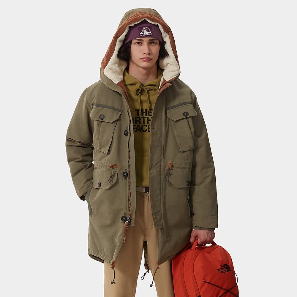 Bundy The North Face M66 Fishtail Panske Olivovo Zelená Zelene | UZW-826157