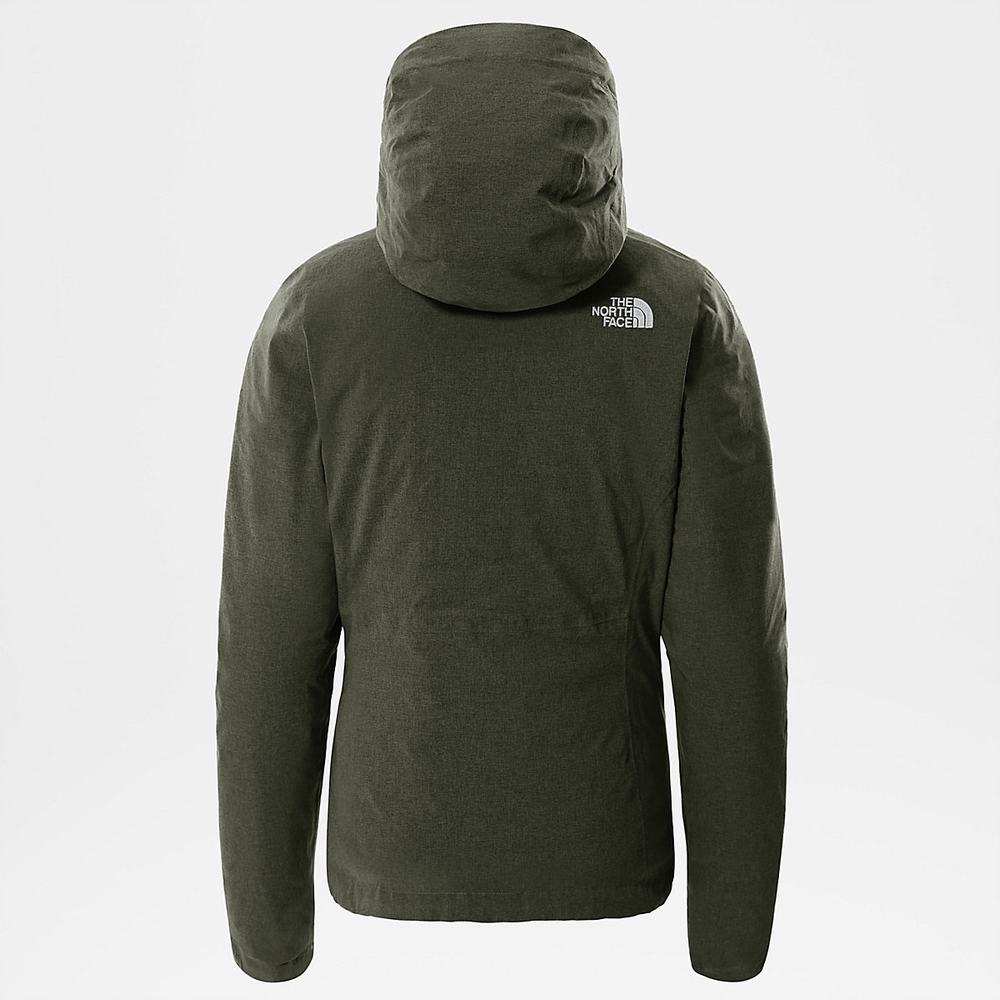 Bundy The North Face Mountain Down Triclimate® Damske Zelene Biele | DWE-573846