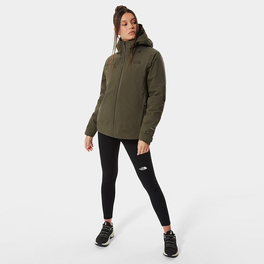 Bundy The North Face Mountain Light FUTURELIGHT™ Triclimate Damske Zelene Čierne | PJG-407261
