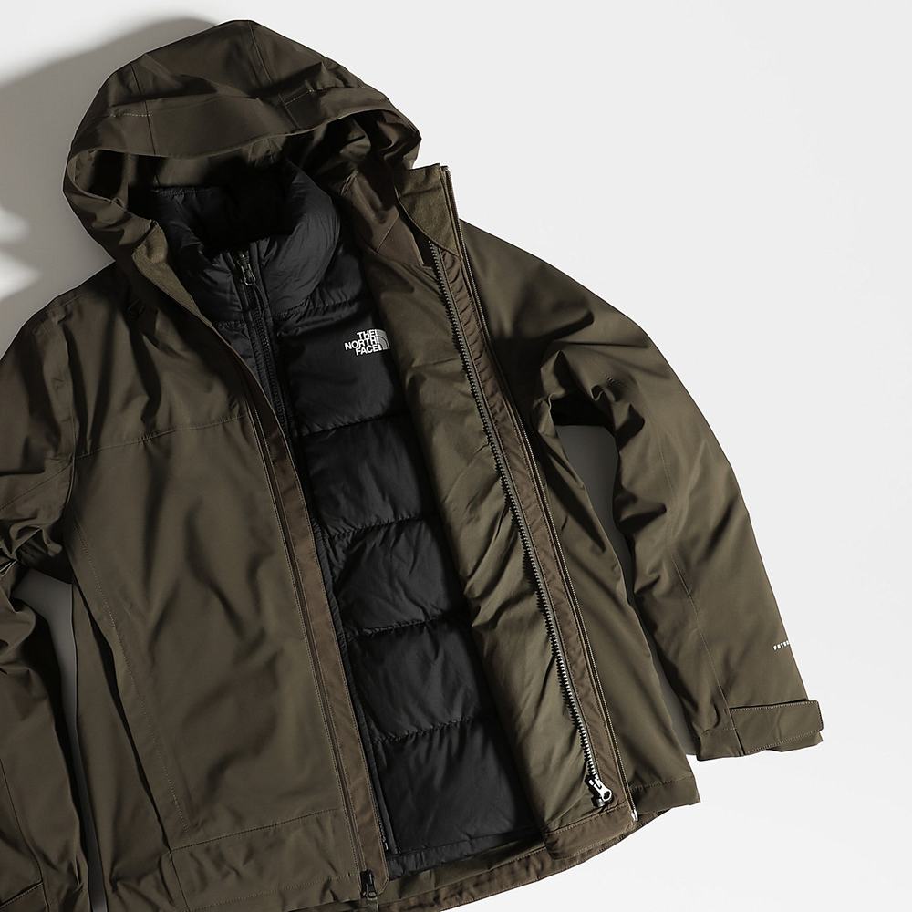 Bundy The North Face Mountain Light FUTURELIGHT™ Triclimate Damske Zelene Čierne | PJG-407261