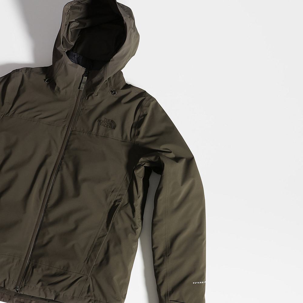 Bundy The North Face Mountain Light FUTURELIGHT™ Triclimate Damske Zelene Čierne | PJG-407261