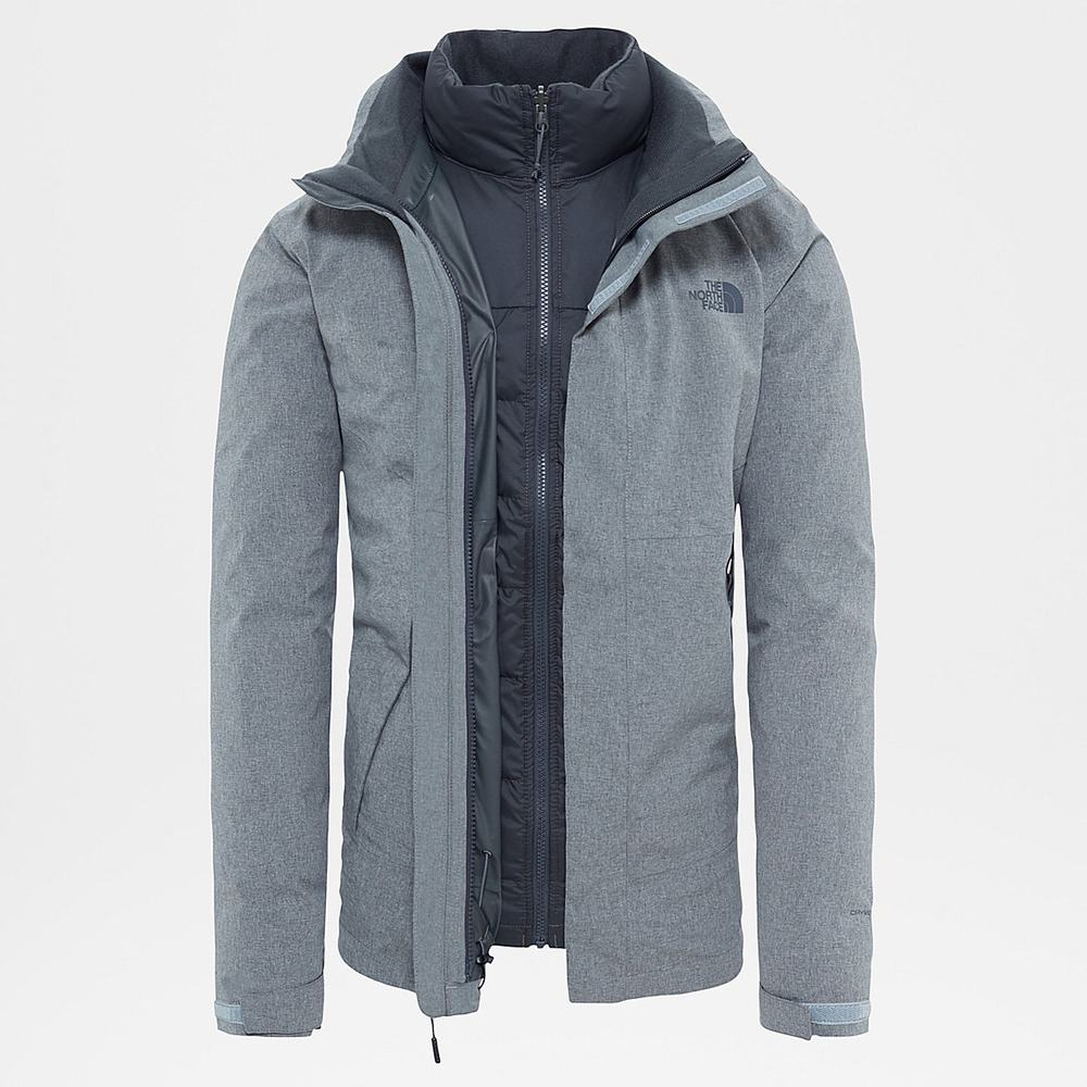 Bundy The North Face Mountain Zip-In Triclimate® Panske Siva | SDM-534907