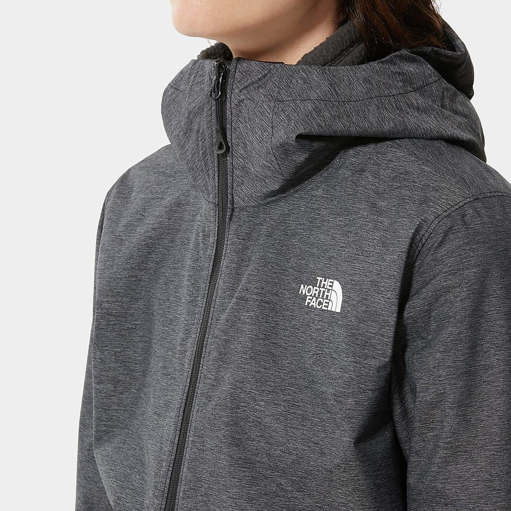 Bundy The North Face New Fleece Triclimate Damske Čierne Siva | ISD-943726