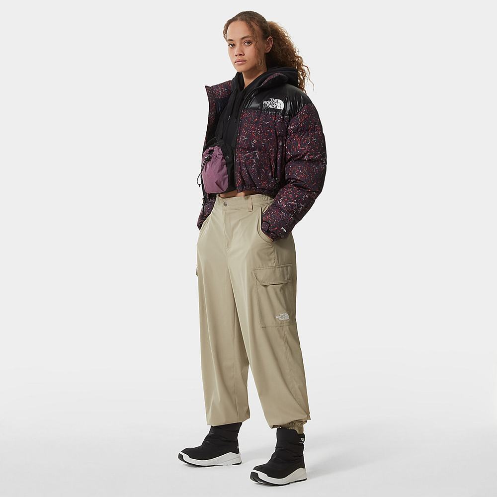 Bundy The North Face Nuptse Kratke Damske Nachový | EGB-472589