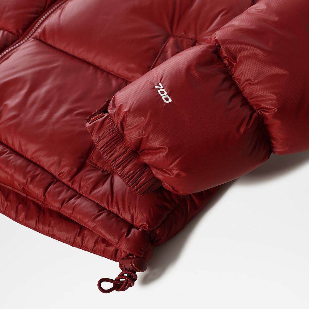 Bundy The North Face Nuptse Kratke Damske Tmavo Červené | HVQ-697140