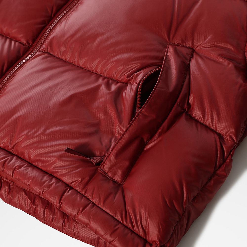 Bundy The North Face Nuptse Kratke Damske Tmavo Červené | HVQ-697140