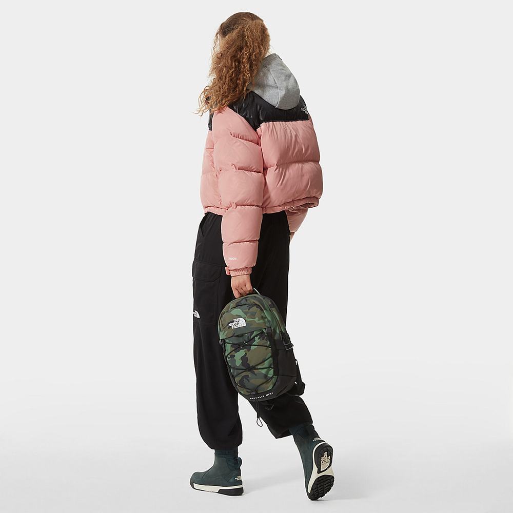 Bundy The North Face Nuptse Kratke Damske Ruzove Hnede | MVE-182304