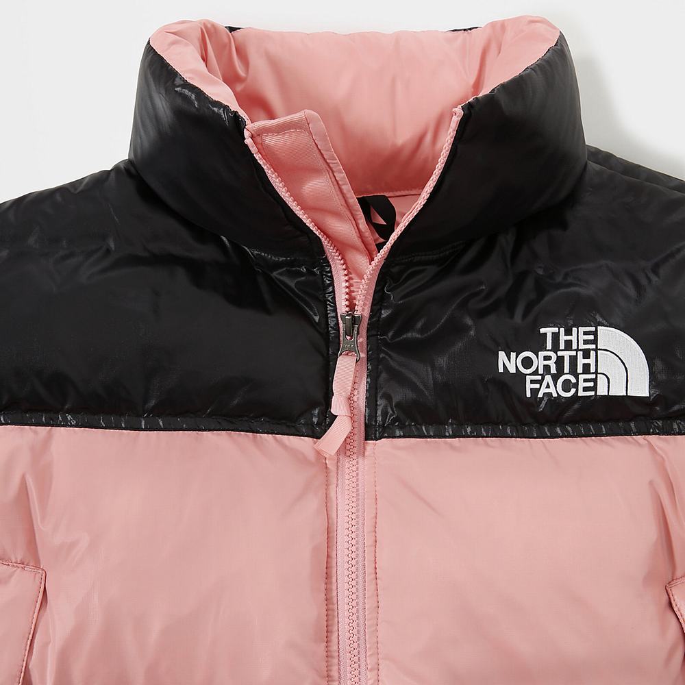 Bundy The North Face Nuptse Kratke Damske Ruzove Hnede | MVE-182304