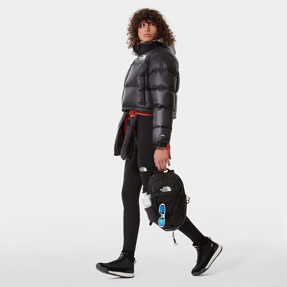 Bundy The North Face Nuptse Kratke Damske Čierne | WBK-143207